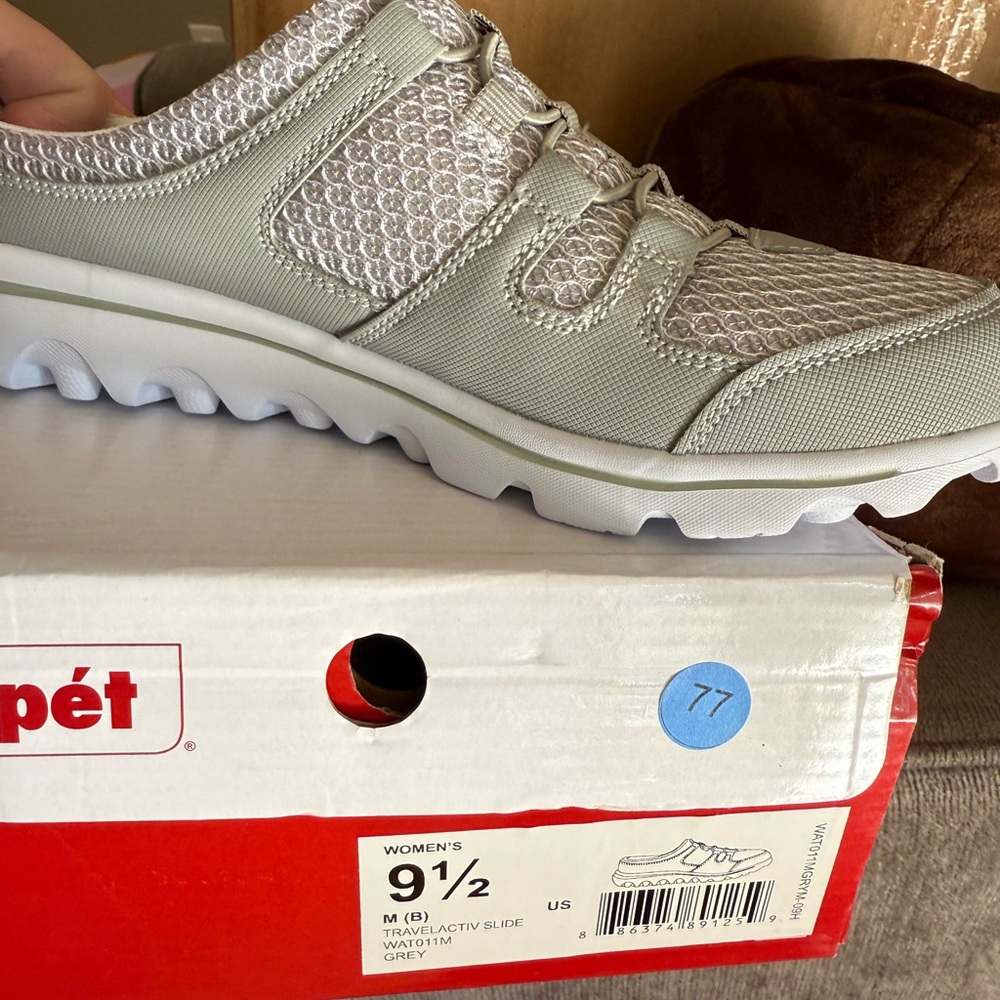 Propét Women's Gray Walking Shoes